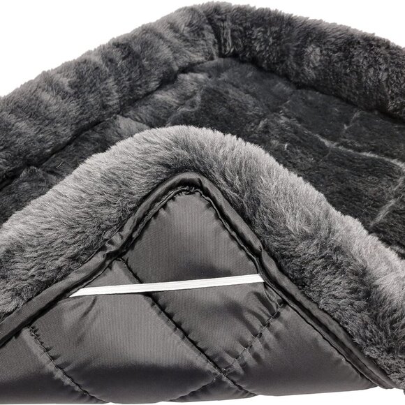 17 Inch Gray Dog Bed or Cat Bed W/ Comfortable Bolster Ideal for "Toy" Dog - Picture 2 of 4